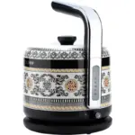 Elektrik çaydan BergHOFF Gem Royal Margery 1.7lt Black Yellow (8698348041575) | Onlaynal.az