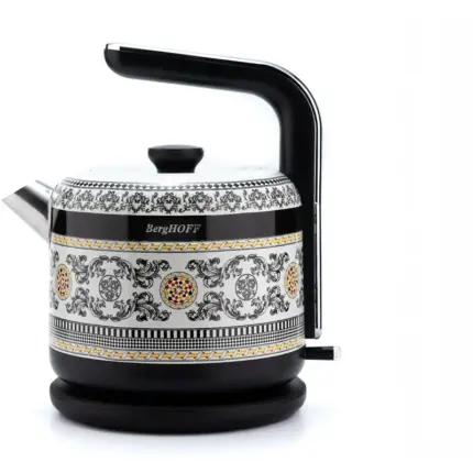 Elektrik çaydan BergHOFF Gem Royal Margery 1.7lt Black Yellow (8698348041575) | Onlaynal.az