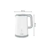 Elektrik çaydan Tefal Digital Screen 1.5L White (7211004315) | Onlaynal.az