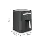 Fritoz Tefal Easy Fry & Grill XXL 6.5 Lt Black Yağsız Air Fryer (4300009190) | Onlaynal.az