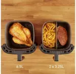 Fritoz Tefal Easy Fry & Grill XXL 6.5 Lt Black Yağsız Air Fryer (4300009190) | Onlaynal.az