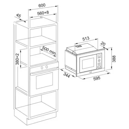 Quraşdırılan mikrodalğalı soba Franke 131.0632.993 | Onlaynal.az