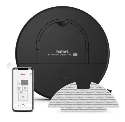 Robot Tozsoran TEFAL RG9075 X-Plorer Seriya 130 Mop Funksiyalı - Ev Heyvanı Dostu (2211401083) | Onlaynal.az
