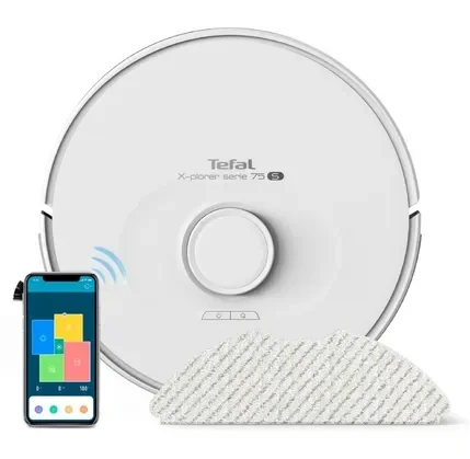 Robot Tozsoran Tefal RG8577 X-Plorer Seriya 75 S Max Mop Funksiyalı - Ev Heyvanı Dostu (2211401092) | Onlaynal.az