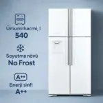 Soyuducu HITACHI R-W660PUC7 GPW | Onlaynal.az