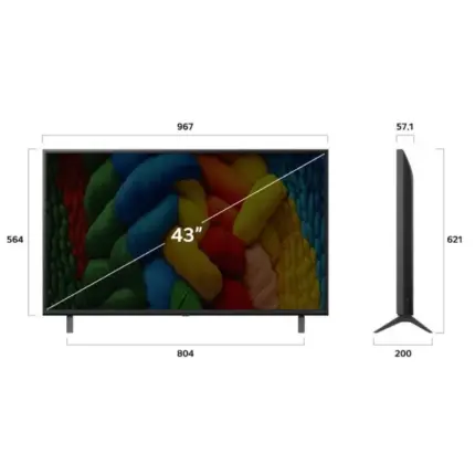 Televizor LG NanoCell AI 43NANO80A6B.AMCN 4K 2025 | Onlaynal.az