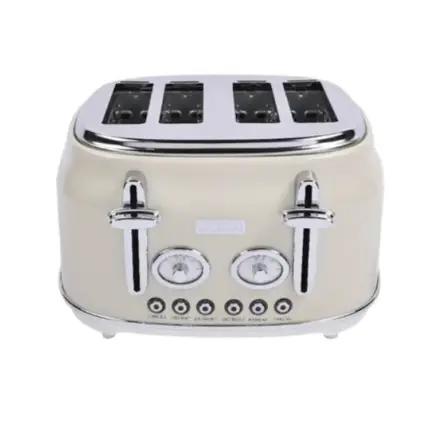 Toster BergHOFF RETRO 4-lu Cream (8698348036304) | Onlaynal.az