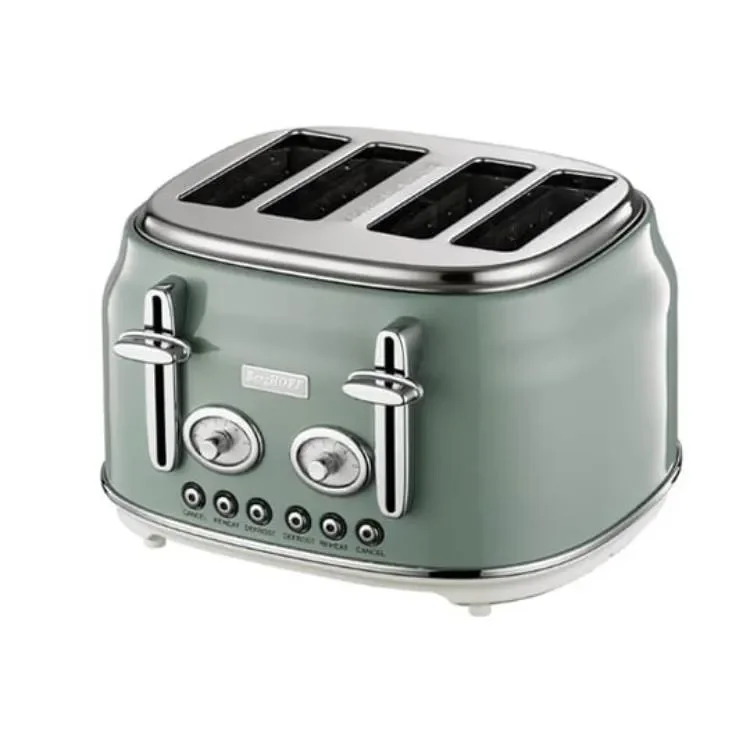Toster BergHOFF RETRO 4-lu Green (8698348036298) Toster BergHOFF RETRO 4-lu Green (8698348036298) | Onlaynal.az